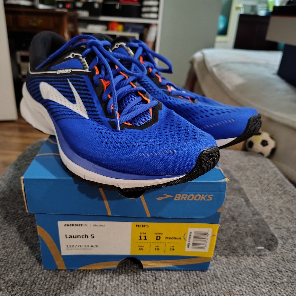 Brooks Men's Launch 5 Running Shoes - Blue